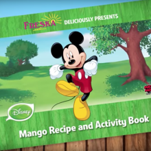 Freska and Disney Release New Retail Packaging and Mango Recipe and Activity Ebook